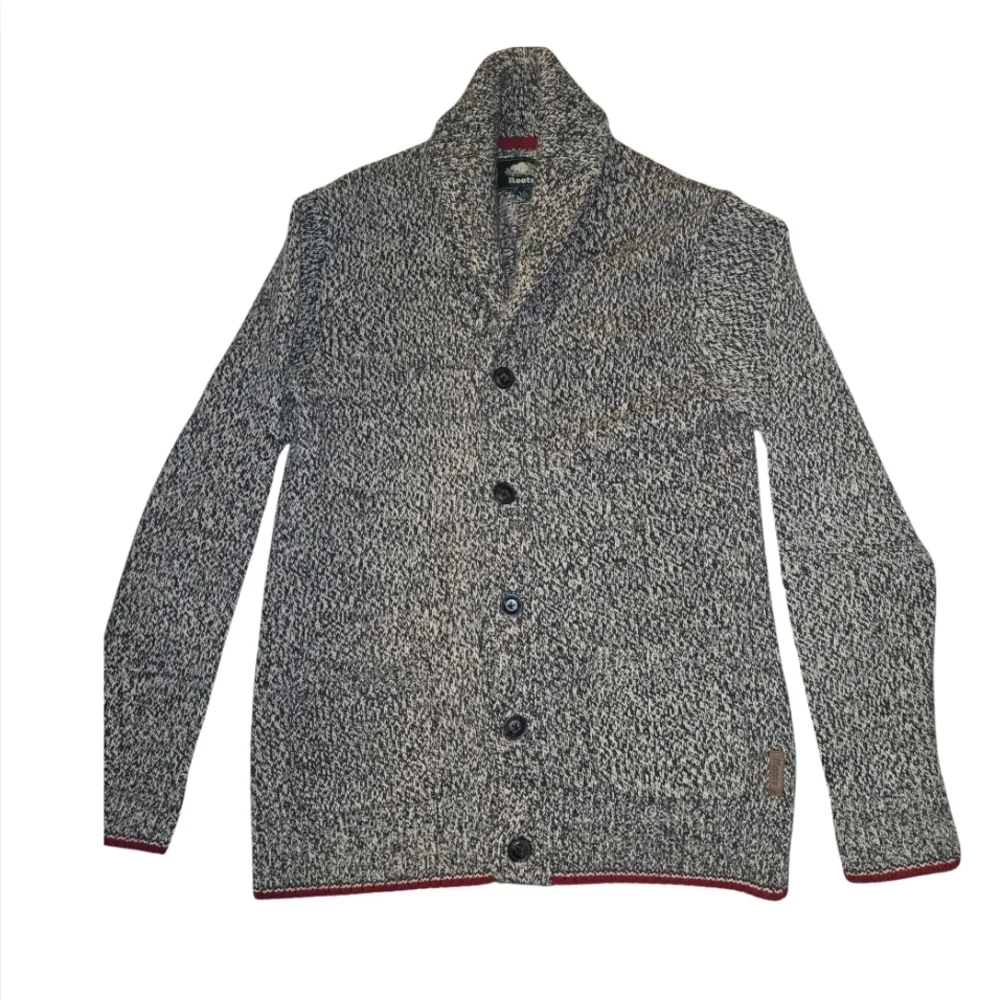 Roots Cabin Men's Cardigan Sweater - Picture 1 of 2